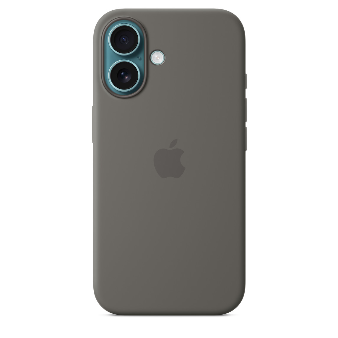 Apple iPhoneÊ16 Silicone Case with MagSafe - Stone Gray