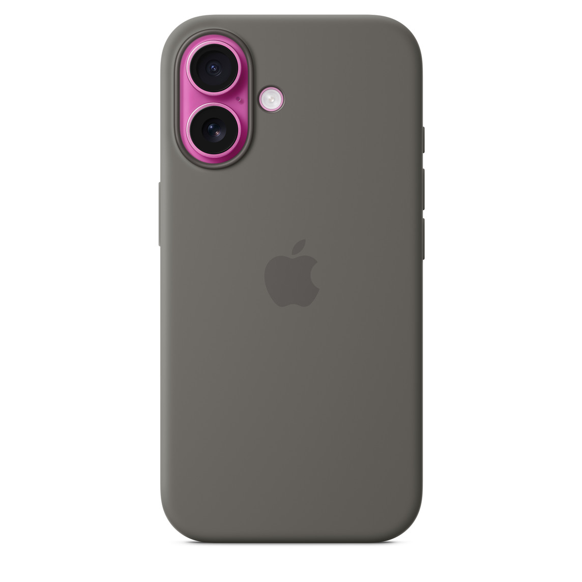 Apple iPhoneÊ16 Silicone Case with MagSafe - Stone Gray
