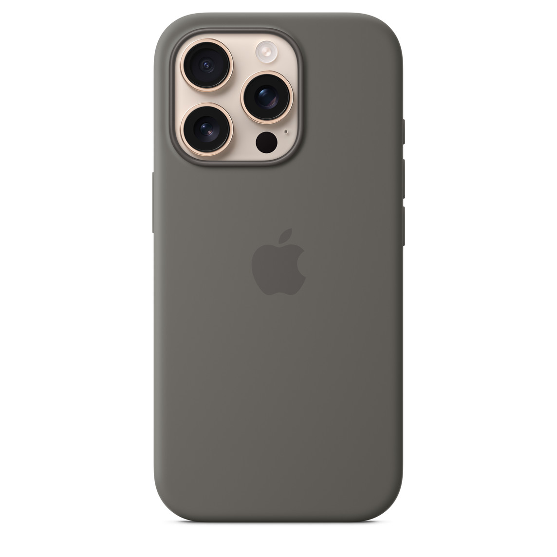 Silikonový kryt pro iPhone 16 Pro s MagSafe – Šedá – foto 1