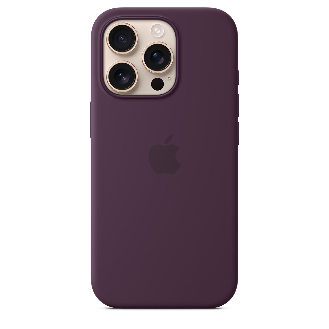 Silikonový kryt pro iPhone 16 Pro s MagSafe – Švestková – foto 1