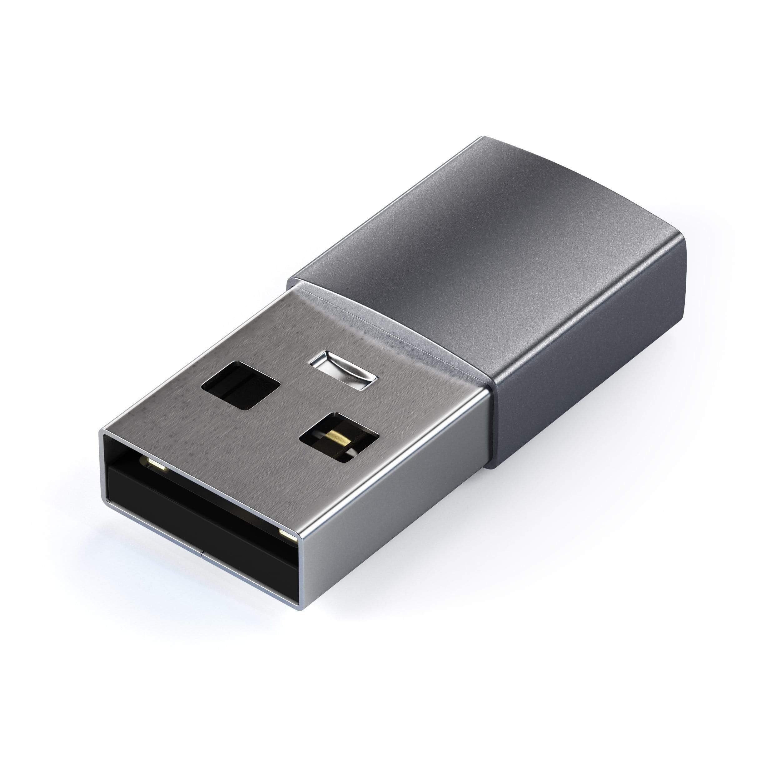 Satechi Aluminum Type-A to Type-C Adapter - Space Grey