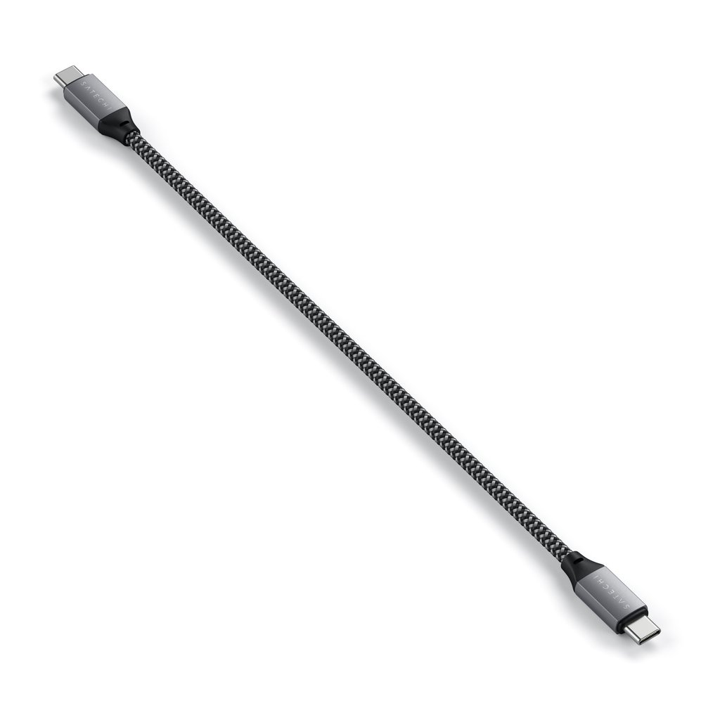 Satechi USB-C to USB-C Short Cable - 25cm - Space Grey