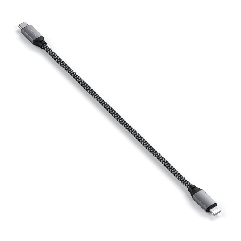 Satechi USB-C to Lightning Short Cable 25cm - Space Grey