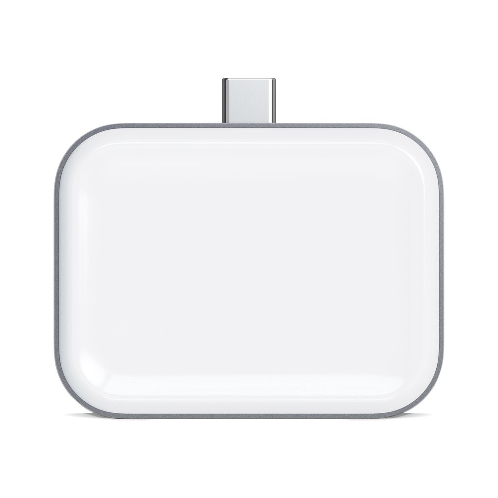 Satechi USB-C Wireless Charging Dock for AirPods (5W) - Space Grey