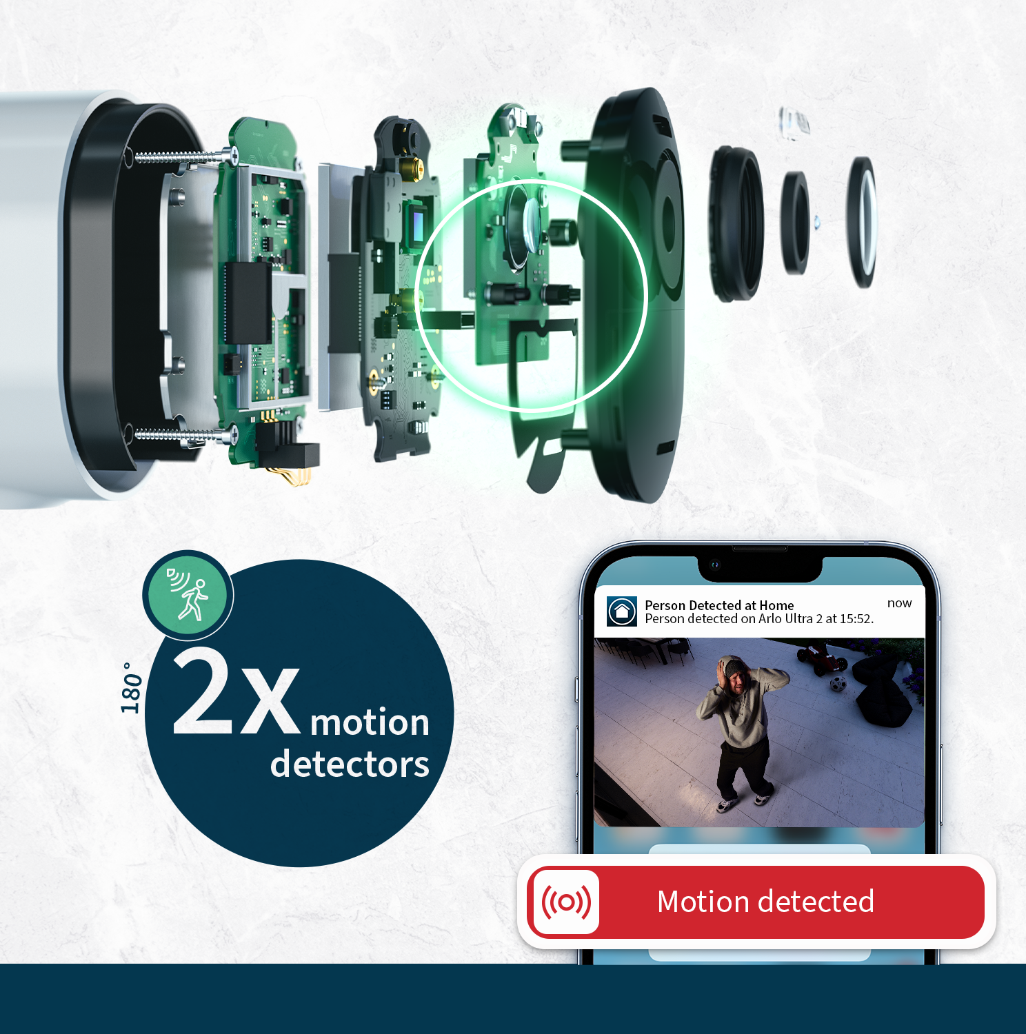 Arlo Ultra 2 Outdoor Security Camera 3 Camera Kit - White