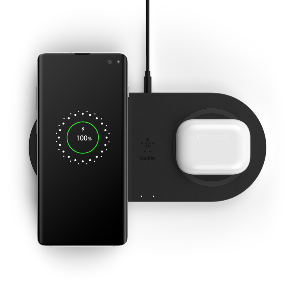 Belkin BOOST CHARGE Dual Wireless Charging Pads - Black