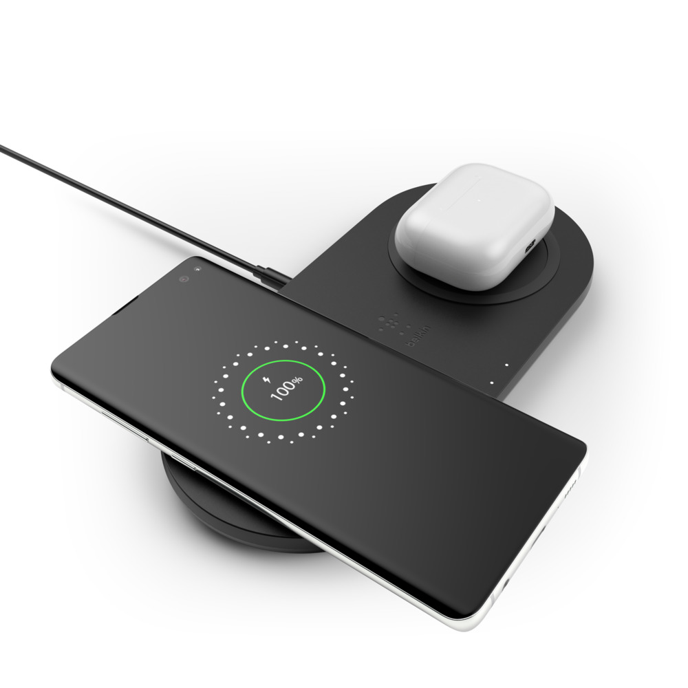 Belkin BOOST CHARGE Dual Wireless Charging Pads - Black
